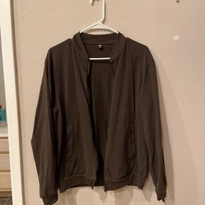 Brown Uniqlo jacket